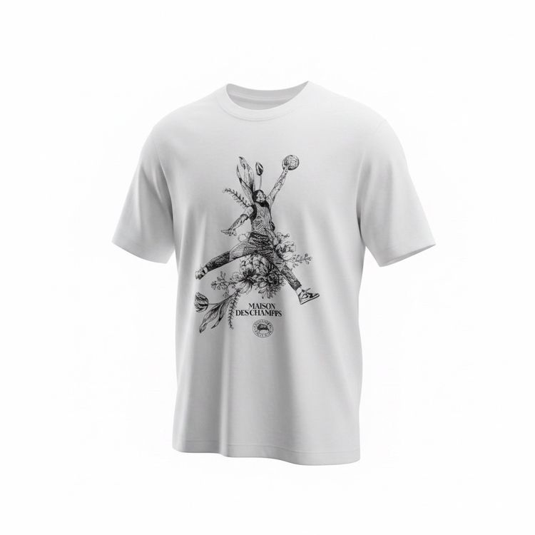 Jordan Maison Des Champs White Graphic T-Shirt